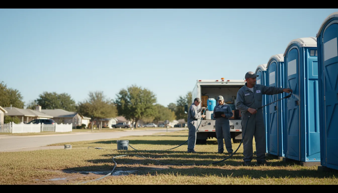 Long-Term Portable Toilet Rental in Poneto, IN near me